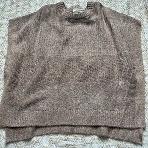 Short sleeve tan sweater universal thread one size fits most